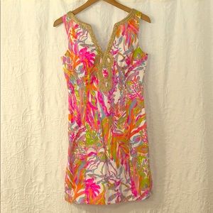 Lilly Pulitzer Janice dress in Scuba to Cuba sz. 4